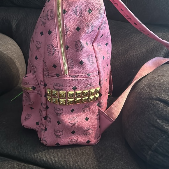 MCM RARE PINK BACKPACK - Picture 5 of 13